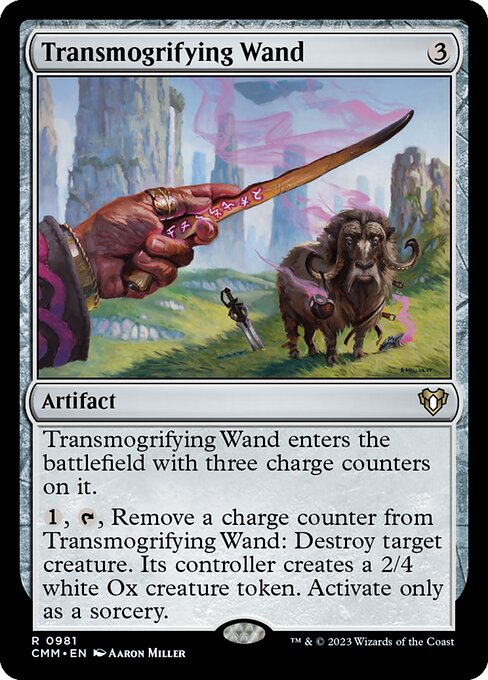 Transmogrifying Wand - Commander Masters Rare Card