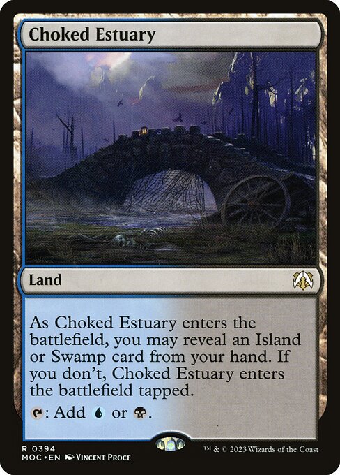 Choked Estuary - March of the Machine Commander Rare Card