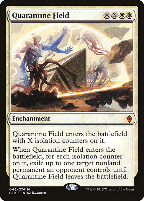 Quarantine Field - Battle for Zendikar Mythic Card