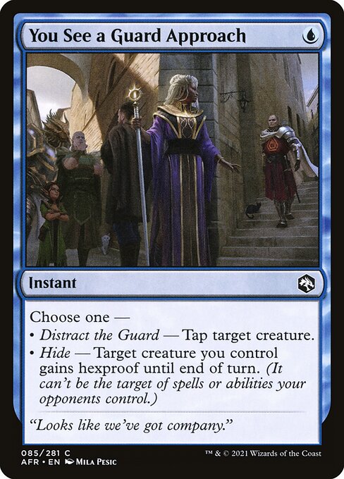 You See a Guard Approach - Adventures in the Forgotten Realms Common Card