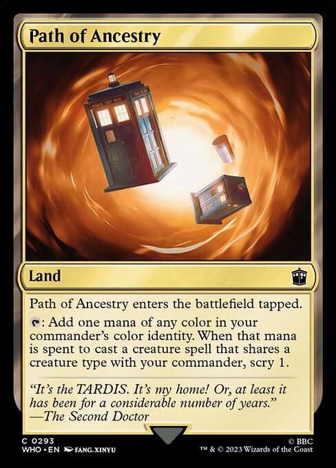 Path of Ancestry - Doctor Who Common Card