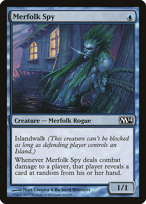 Merfolk Spy - Magic 2014 Common Card