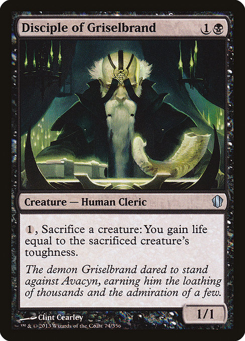 Disciple of Griselbrand - Commander 2013 Uncommon Card
