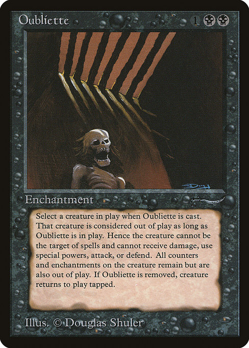 Oubliette - Arabian Nights Common Card