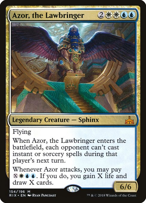 Azor, the Lawbringer - Rivals of Ixalan Mythic Card