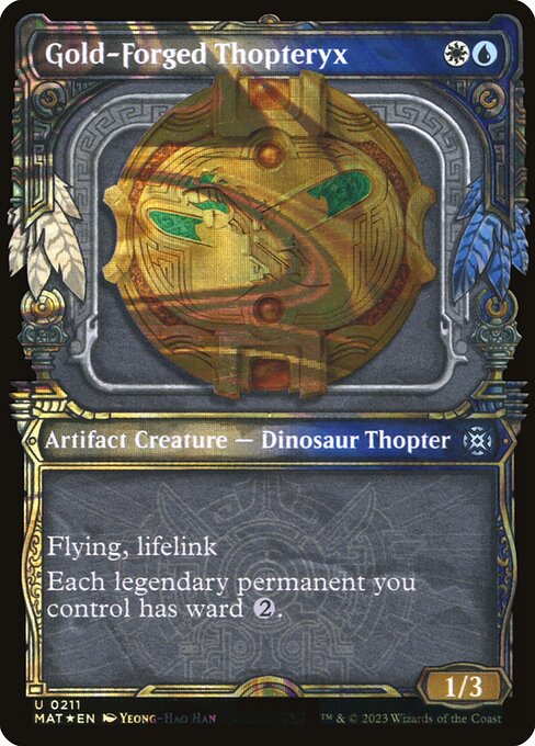 Gold-Forged Thopteryx - March of the Machine: The Aftermath Uncommon Card