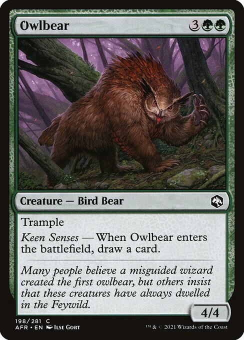 Owlbear - Adventures in the Forgotten Realms Common Card