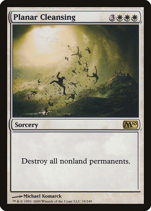 Planar Cleansing - Magic 2010 Rare Card