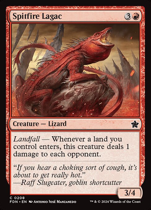 Spitfire Lagac - Foundations Common Card