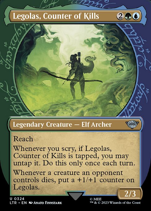 Legolas, Counter of Kills - The Lord of the Rings: Tales of Middle-earth Uncommon Card