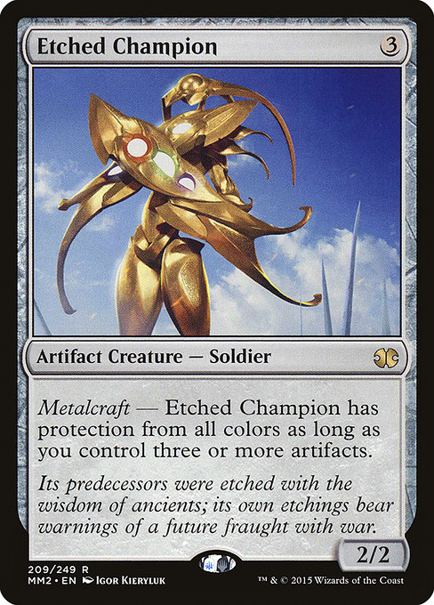 Etched Champion - Modern Masters 2015 Rare Card