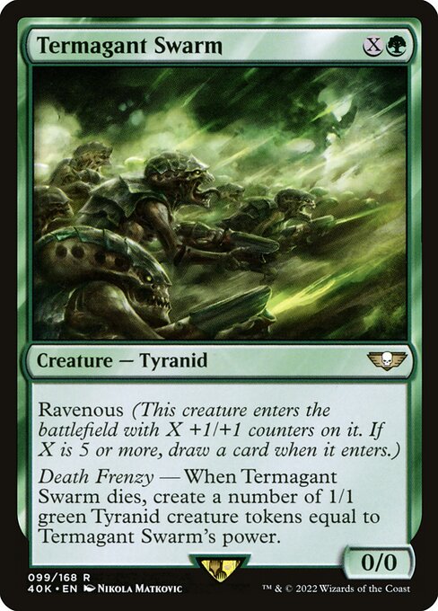 Termagant Swarm - Warhammer 40,000 Commander Rare Card