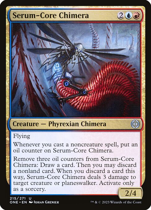 Serum-Core Chimera - Phyrexia: All Will Be One Uncommon Card