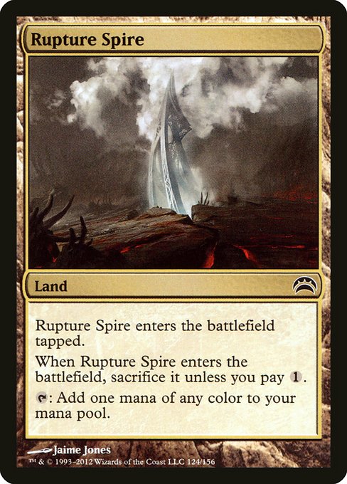 Rupture Spire - Planechase 2012 Common Card