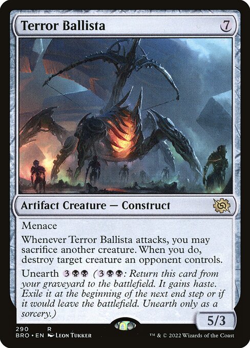 Terror Ballista - The Brothers' War Rare Card