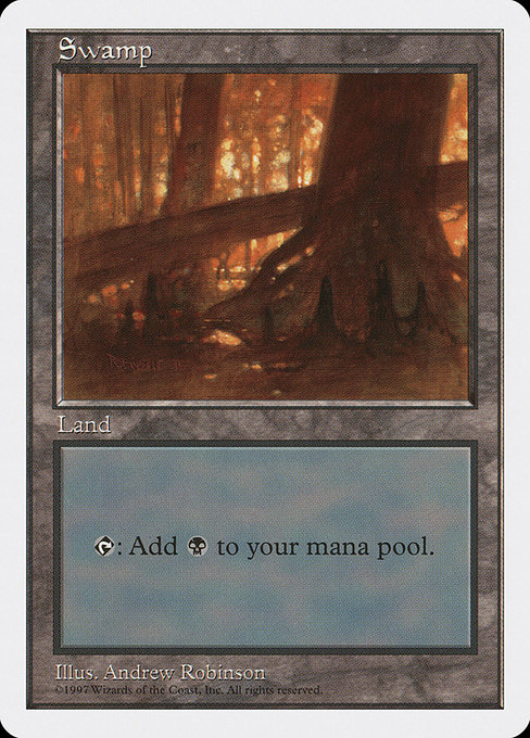 Swamp - Fifth Edition Common Card