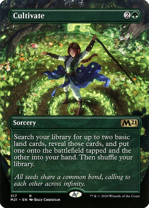Cultivate - Core Set 2021 Rare Card