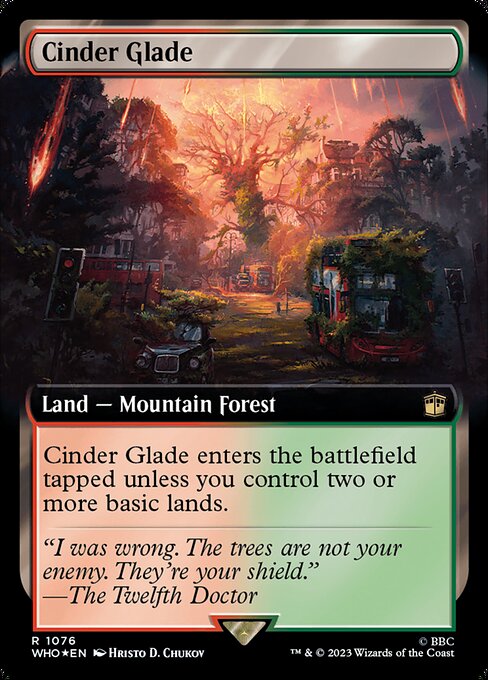 Cinder Glade - Doctor Who Rare Card