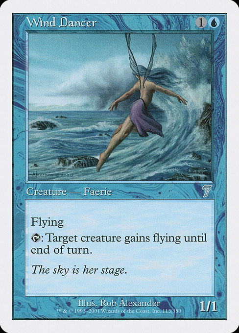 Wind Dancer - Seventh Edition Uncommon Card