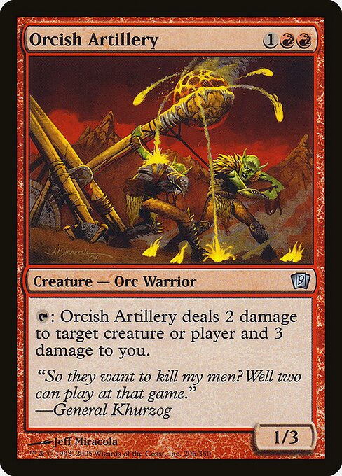 Orcish Artillery - Ninth Edition Uncommon Card