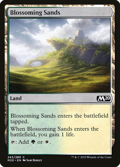 Blossoming Sands - Core Set 2020 Common Card