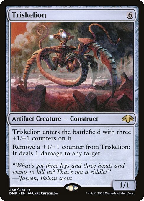 Triskelion - Dominaria Remastered Rare Card