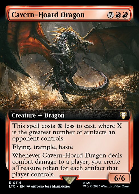 Cavern-Hoard Dragon - Tales of Middle-earth Commander Rare Card