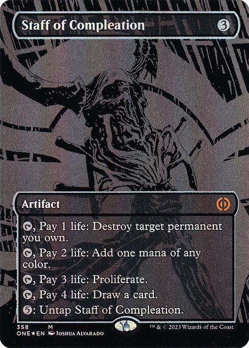 Staff of Compleation - Phyrexia: All Will Be One Mythic Card