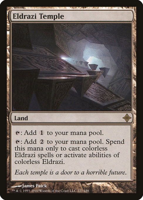 Eldrazi Temple - Rise of the Eldrazi Rare Card