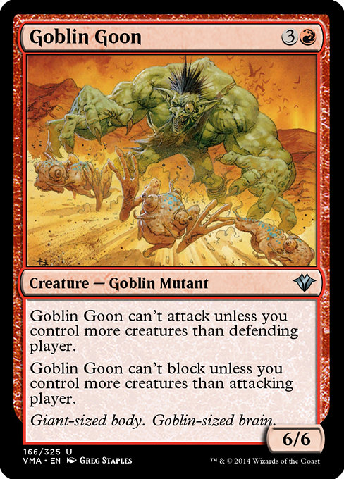 Goblin Goon - Vintage Masters Uncommon Card