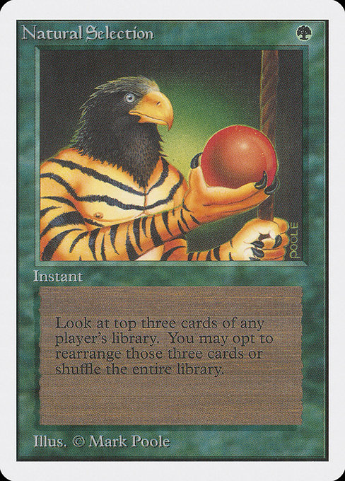 Natural Selection - Unlimited Edition Rare Card