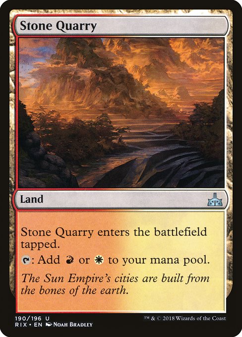 Stone Quarry - Rivals of Ixalan Uncommon Card