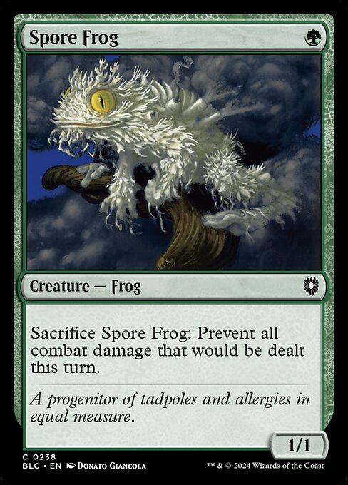 Spore Frog - Bloomburrow Commander Common Card