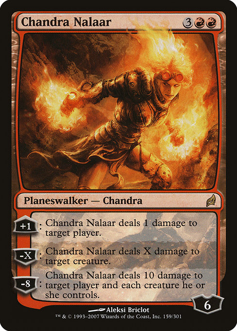 Chandra Nalaar - Lorwyn Rare Card