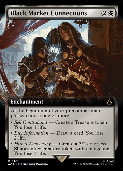 Black Market Connections - Assassin's Creed Rare Card