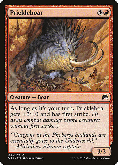 Prickleboar - Magic Origins Common Card