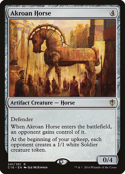 Akroan Horse - Commander 2016 Rare Card