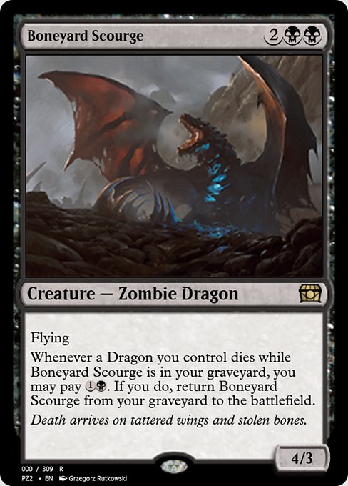 Boneyard Scourge - Treasure Chest Rare Card