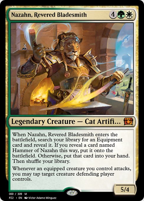 Nazahn, Revered Bladesmith - Treasure Chest Mythic Card