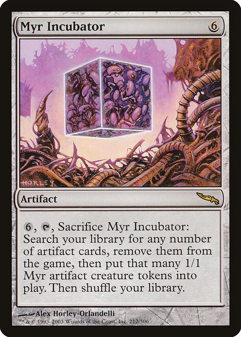 Myr Incubator - Mirrodin Rare Card
