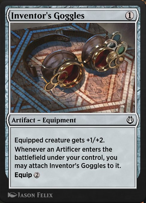 Inventor's Goggles - Kaladesh Remastered Common Card