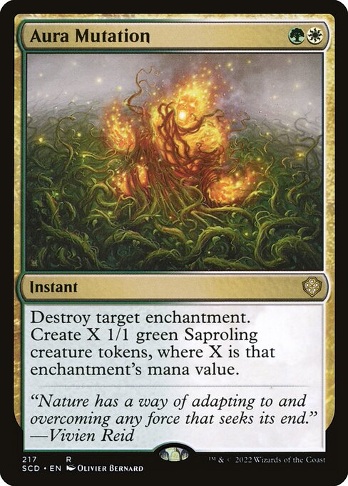 Aura Mutation - Starter Commander Decks Rare Card