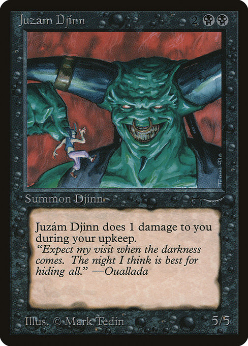 Juzám Djinn - Arabian Nights Rare Card