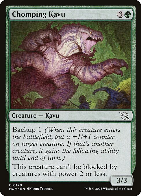 Chomping Kavu - March of the Machine Common Card