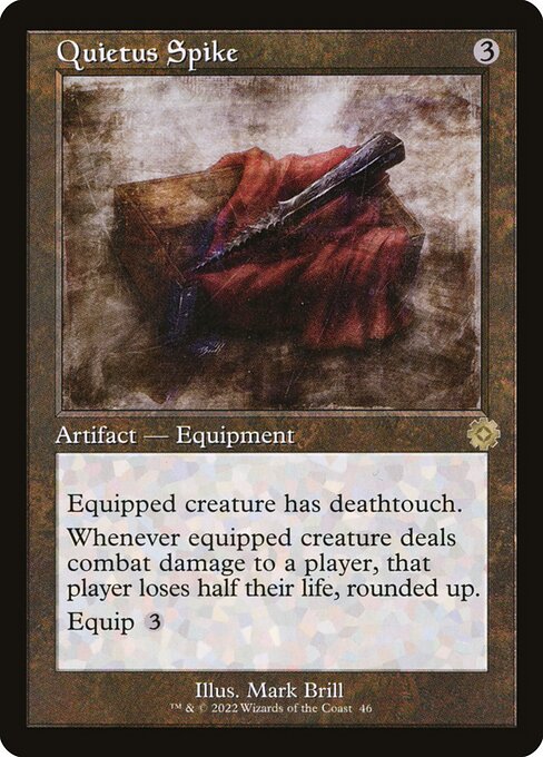 Quietus Spike - The Brothers' War Retro Artifacts Rare Card