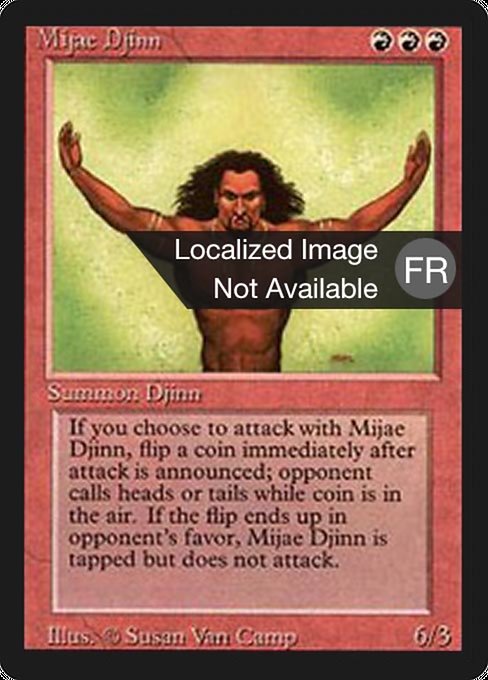Mijae Djinn - Foreign Black Border Rare Card