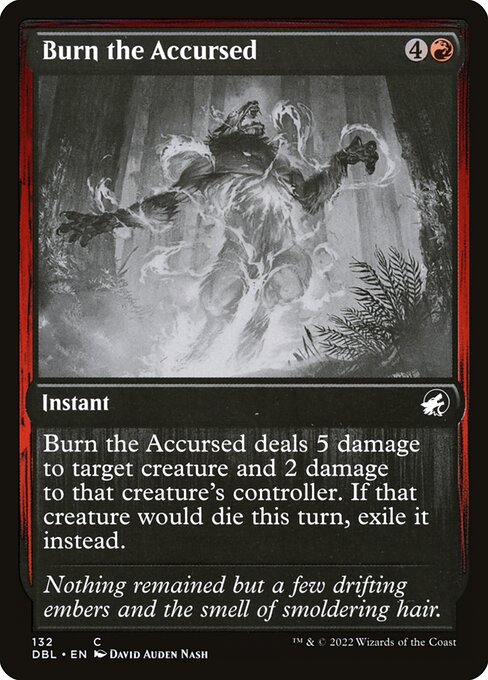 Burn the Accursed - Innistrad: Double Feature Common Card