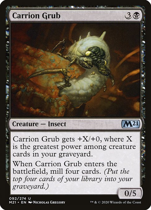 Carrion Grub - Core Set 2021 Uncommon Card