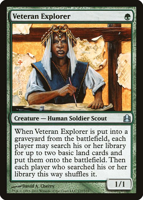 Veteran Explorer - Commander 2011 Uncommon Card