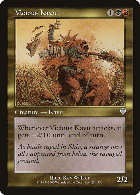 Vicious Kavu - Invasion Uncommon Card